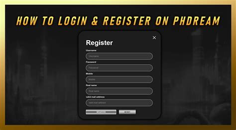 phdream 6 login register